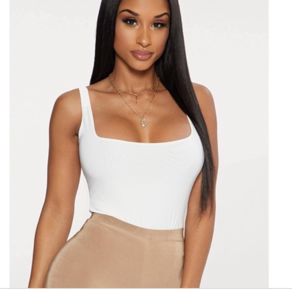 PLT white body suite